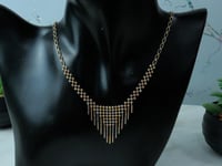 سلسال ذهب جديد تصميم ياباني انيق عيار 18 وزن 7.2 ج...