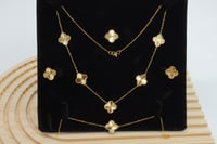 طقم ذهب الفان كليف خمس وردات عيار 21 وزن 9.7 جرام