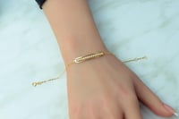 سوارة ذهب تصميم كور الليزر عيار 18 وزن 2 جرام