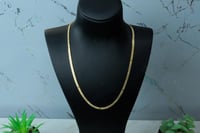 سلسال ذهب فلات يلبس وجهين عيار 18 وزن 6.6 جرام