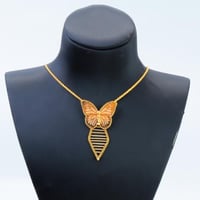 سبحة ذهب تصميم الفراشة عيار 21 وزن 6.08 جرام