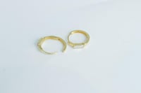 حلق ذهب دائري عيار 18 وزن 1.3 جرام - الوان