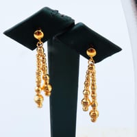 طقم ذهب تصميم كرات الببلز الملكي عيار 21 وزن 26.11...