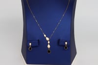 طقم ذهب البوشرون تصميم الماسي عيار 18 وزن 4.5 جرام