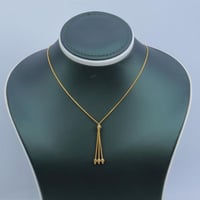 سلسال ذهب عيار 21 وزن 3.22 جرام