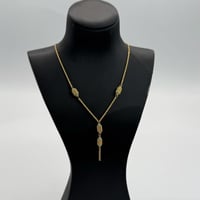 سبحة ذهب عيار 21 مطعمة بالميناء بلون تركوازي وزن 4...