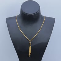 سلسال ذهب طويل عيار 21 المميز بوزن 3.4 جرام