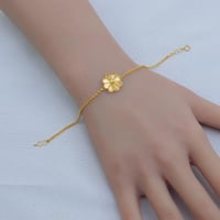 سوارة ذهب الوردة عيار 21 وزن 2 جرام