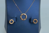 طقم ذهب اللوف عيار 21 وزن 11.4 جرام