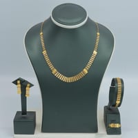 طقم ذهب عيار 21 ايطالي وزن 18.64 جرام