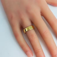 دبلة ذهب اللوف عيار 18