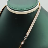 عقد واسوارة ذهب بتصميم الحرير عيار 21 يلبس وجهين و...