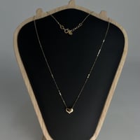 عقد ذهب القلب نواعم عيار 18 وزن 1.8 جرام