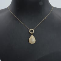 سلسال ذهب البوشرون تصميم الماسي عيار 18 وزن 1.3 جر...