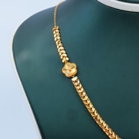 طقم ذهب تصميم الباولاء إيطالي عيار 21 وزن 17.85 جر...