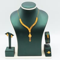 طقم ذهب الديور عيار 21 – تصميم زخرفي فاخر بوزن 15....