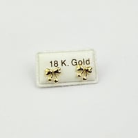 حلق طبي للاطفال ذهب عيار 18 وزن 0.3 جرام – تصميم ف...