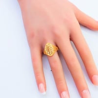 خاتم ذهب عيار 21