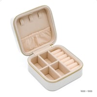 حقيبة صندوق ْمجوهرات من كنوز متوفر بلونين - حجم صغ...