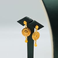 طقم ذهب كرسي جابر عيار 21 وزن 12.9 جرام - تصميم تر...