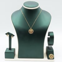 نصف طقم ذهب الشومية عيار 18 – تصميم ألماسي فاخر بو...