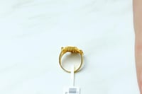 خاتم ذهب عيار 21 وزن 3.8 جرام