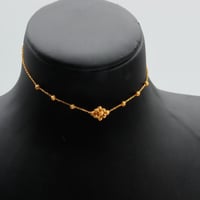 اسوارة ذهب الببلز عيار 21 وزن 1.7 جرام بتصميم ناعم...