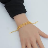 سوارة ذهب عيار 21 وزن 5.18 جرام