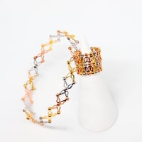 سوارة ذهب إيطالية مصممة لتتحول إلى دبلة (اثنين في...