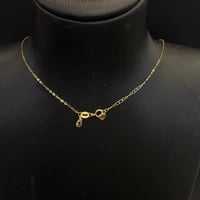 عقد ذهب القلب عيار 18 وزن 1.2 جرام