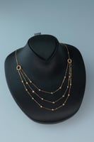 سلسال ذهب الدوريكاء عيار 21 اربعة دور بوزن 4.3 جرا...