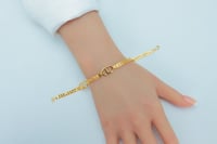 سوارة ذهب CD عيار 21 وزن 6.49 جرام