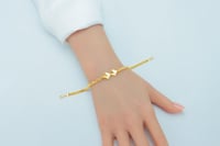 سوارة ذهب الفان كليف عيار 21 وزن 5.2 جرام