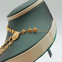 طقم ذهب كرسي جابر جامبو عيار 21 وزن 21.3 جرام