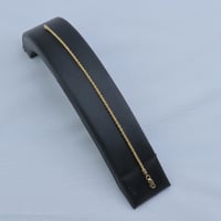 اسوارة ذهب مقمش بتصميم ناعم عيار 18 وزن 4.15 جرام