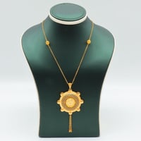 سبحة ذهب بحريني عيار 21 وزن 12.2 جرام - تصميم تراث...