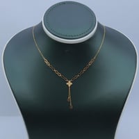 سلسال ذهب عيار 21 وزن 0.95 جرام