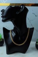 سلسال جنزير ذهب عيار 18 بتصميم كلاسيكي وزن 7.5 جرا...