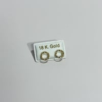 ارقى حلق طبي ذهب دائري عيار 18 للاطفال وزن 0.3 جرا...