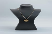 عقد ذهب تصميم المسيكاء مع التنس عيار 21 وزن 7.5 جر...