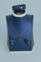 طقم ذهب المسيكاء عيار 21 وزن 5.9 جرام