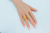 خاتم ذهب غصن الزيتون عيار 21