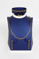 طقم ذهب المبروم عيار 21