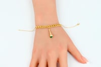 سوارة ذهب مارلي تصميم الماسي بلمسة حلقات الجنزير ع...