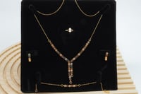 طقم ذهب الشومية ذهب صافي عيار 21 وزن 8.38 جرام