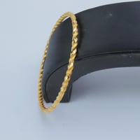 غوايش ذهب مبرومة عيار 21 لفّة النور