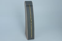 اسوارة ذهب جنزير عيار 18 وزن 3.22 جرام