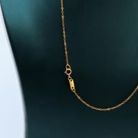 سلسال ذهب الوردة دورين عيار 21 وزن 3.35 جرام