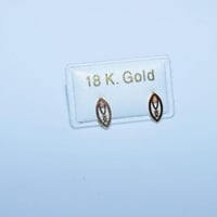 حلق طبي ذهب عيار 18 للأطفال وزن 0.3 جرام – تصميم ب...