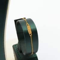 طقم ذهب الديور عيار 21 وزن 5.92 جرام بتصميم انسياب...